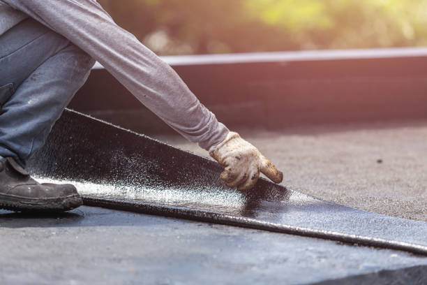 Professional Basement Waterproofing technician working in Waterford, MI